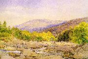 Hill, John William View on Catskill Creek oil painting artist